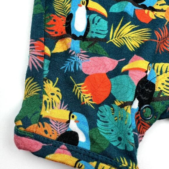 Posh Peanut Rio Henley Short Sleeved Romper - Picture 2 of 5